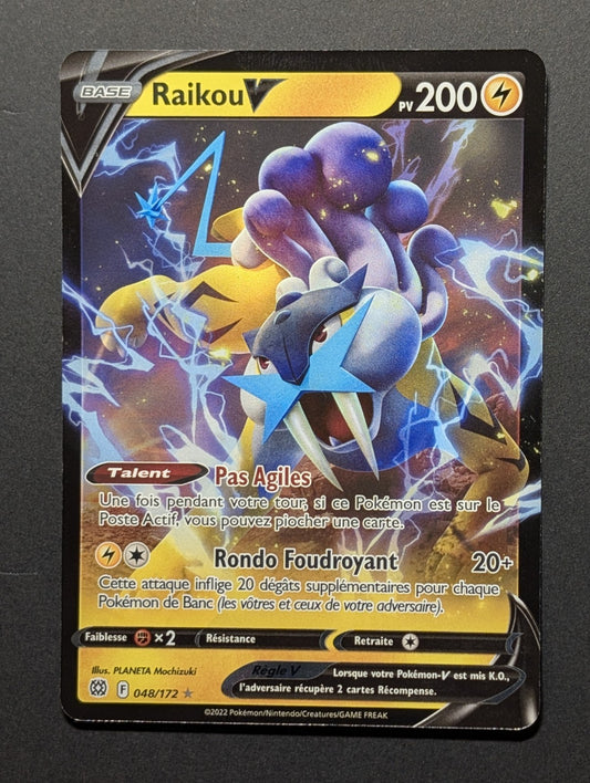 Pokemon Raikou V 048/172   - Ultra Rare -FR NM