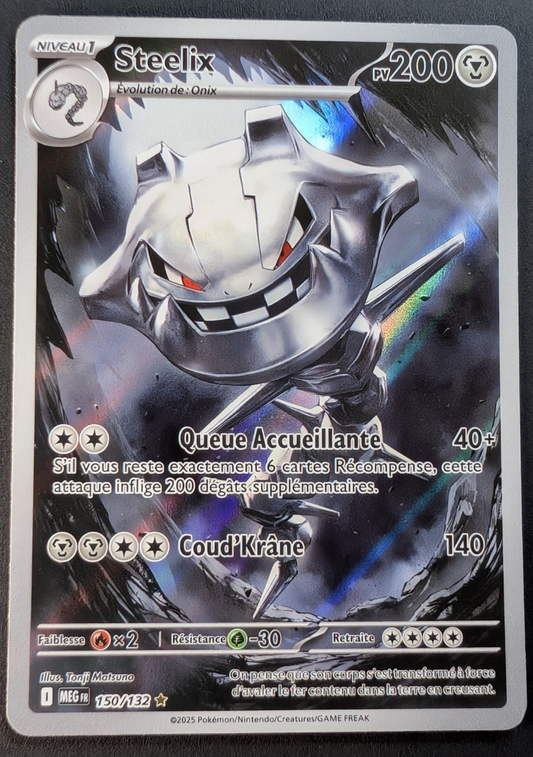 Pokemon Steelix 150/132-  AR-FR Excellent
