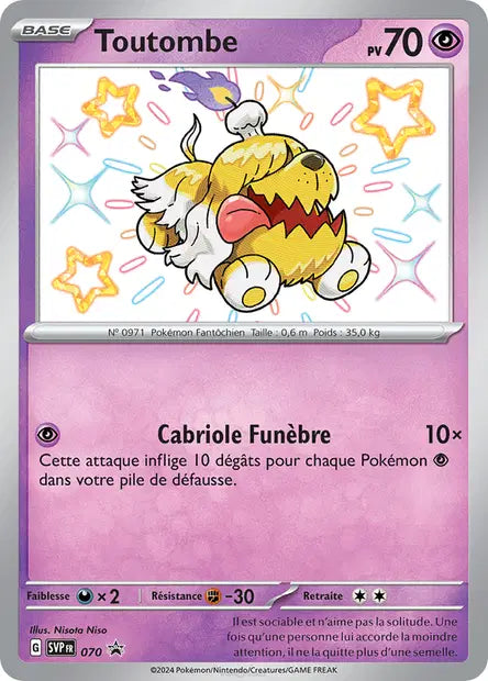 Toutombe 070 - visuel Pokécardex de référence