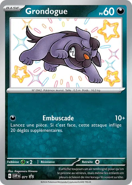 Grondogue 071 - visuel Pokécardex de référence
