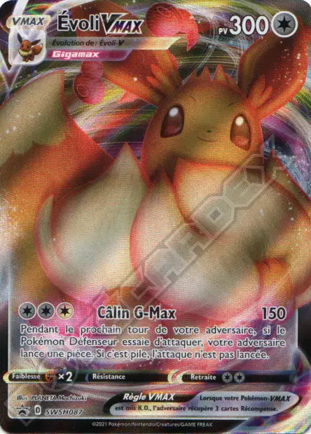 Évoli-VMAX SWSH087 - visuel Pokécardex de référence
