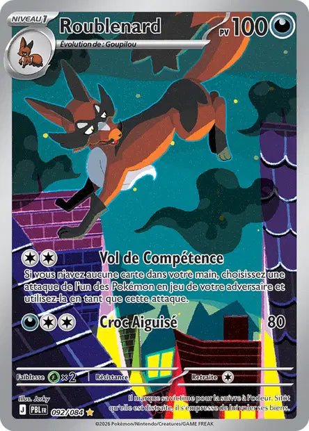Roublenard 092/084 - visuel Pokécardex de référence