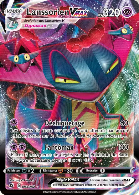Lanssorien-VMAX 093/192 - visuel Pokécardex de référence