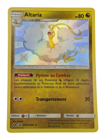 Carte Pokémon Altaria SV37/SV94 shiny, Destinées Occultes