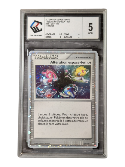 Pokemon Trainer Alteration espace Temps  124/123- FR Gradée CCC 5 Bon