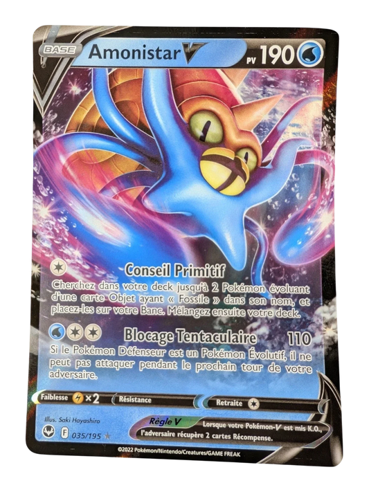 Pokemon Amonistar V 035/195  - Ultra Rare   -FR NM
