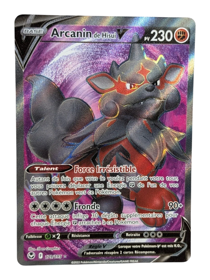 Pokemon Arcanin  V 179/195  - Full Art-FR NM