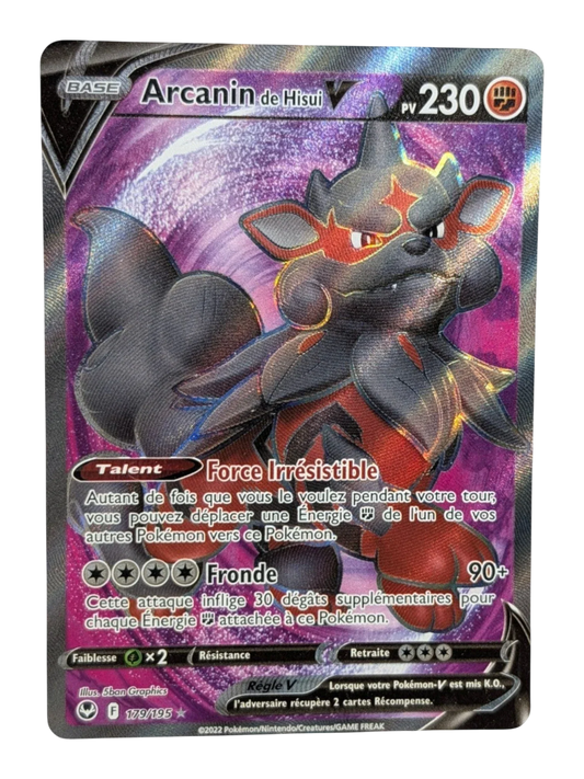 Pokemon Arcanin  V 179/195  - Full Art-FR NM