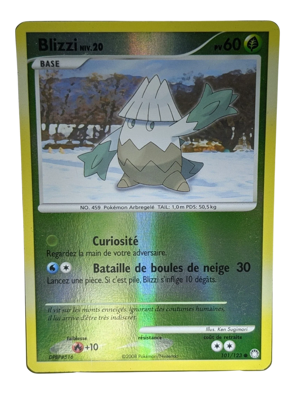 Pokemon  Blizzi 101/123 -Reverse Holo -FR Excl