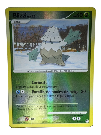 Pokemon  Blizzi 101/123 -Reverse Holo -FR Excl