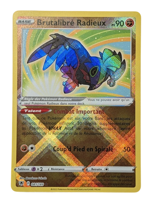 Pokemon Brutalibre Radieux 081/189  -Ultra-Rare -FR NM