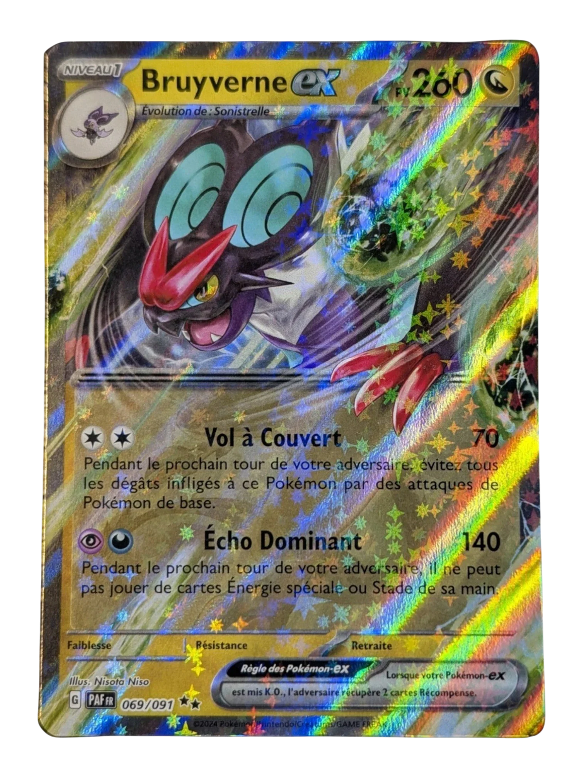 Pokemon Bruyverne 069/91 EX - Double Rare - FR NM