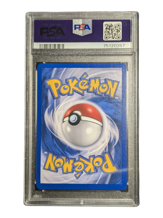 Carte gradee Pokemon Spoink 076/107 Ex Deoxys -Reverse Stamp- psa 8 pop 12 NM+