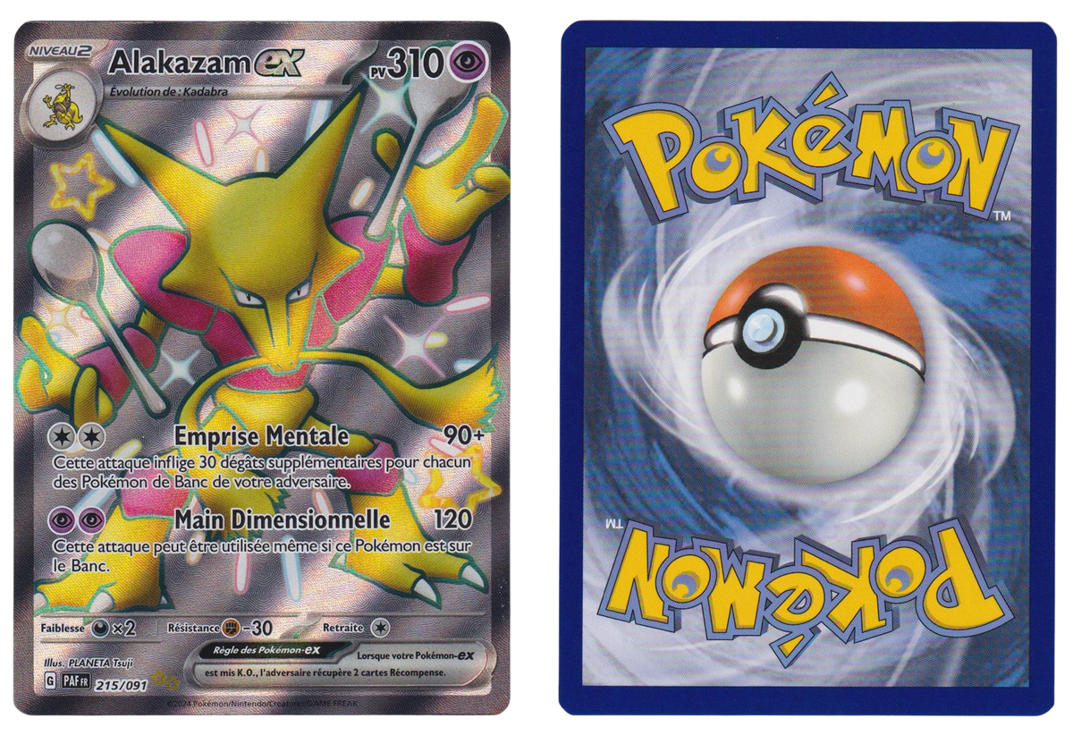 Alakazam ex 215/091 - 303 - recto et verso
