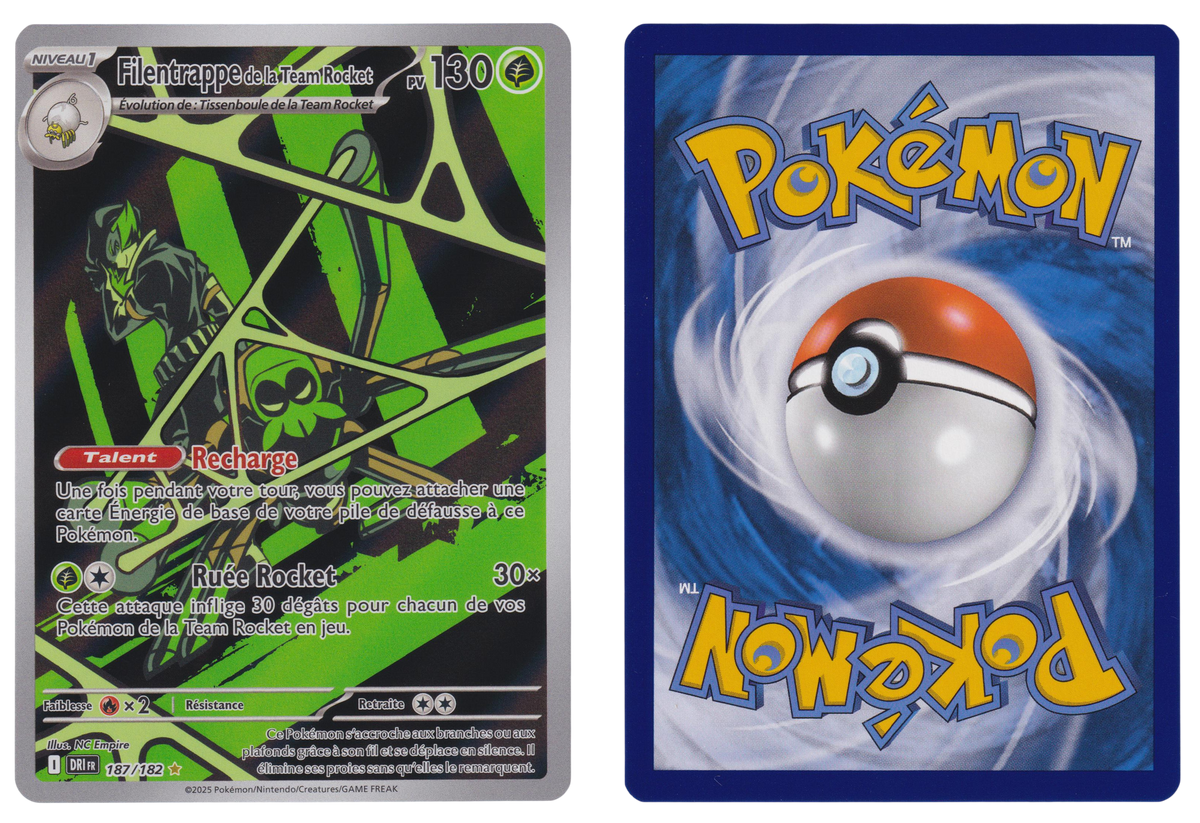 Filentrappe de la Team Rocket 187/182 - 246 - recto et verso