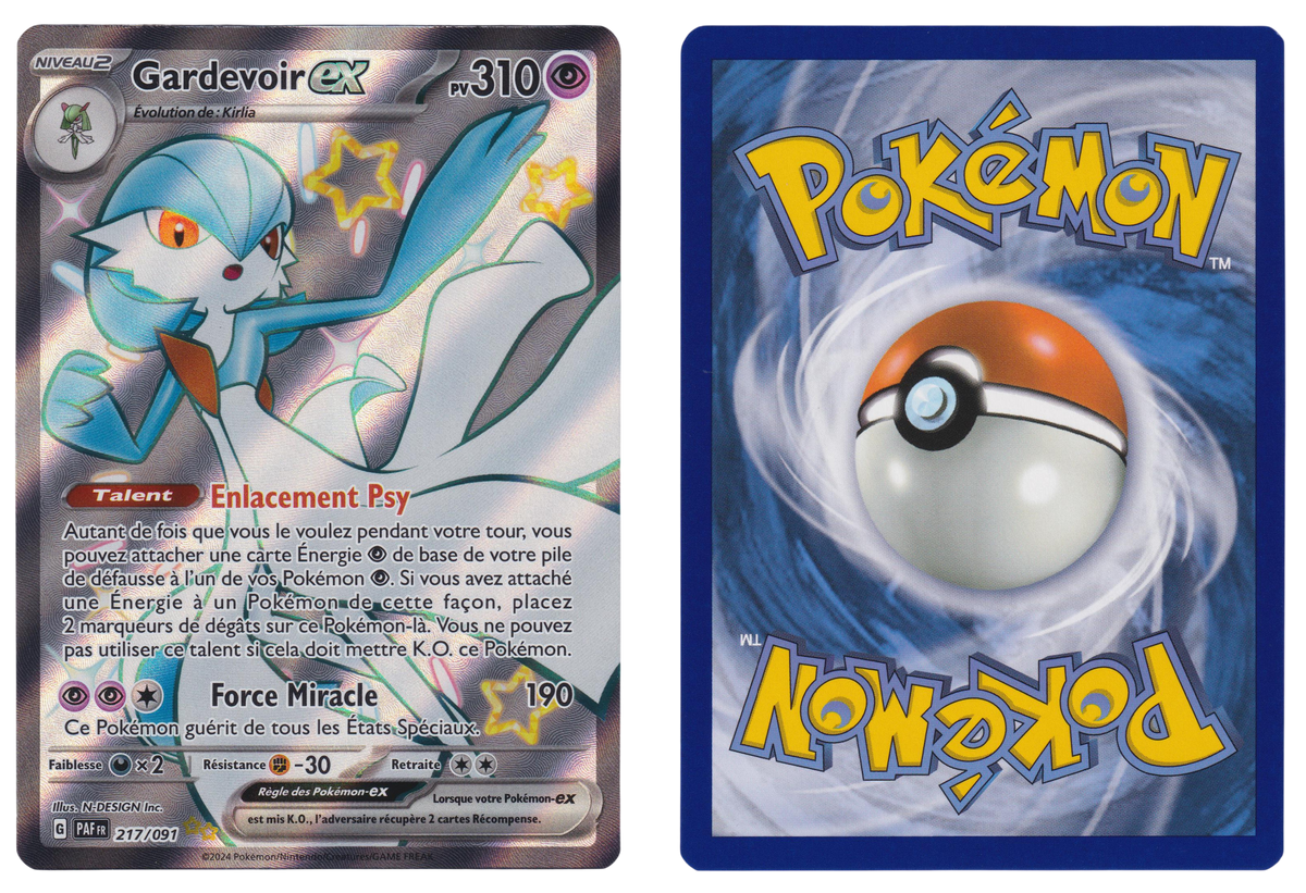 Gardevoir ex 217/091 - 275 - recto et verso