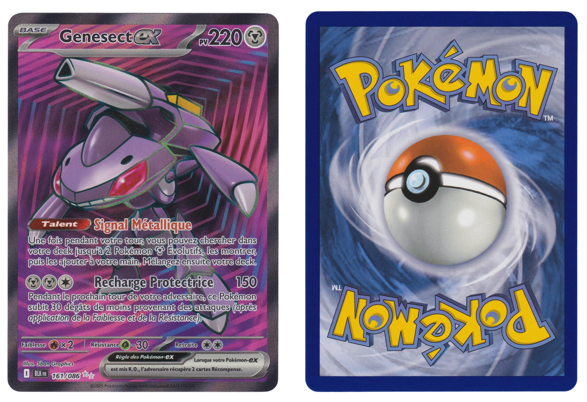 Genesect ex 161/086 - 221 - recto et verso