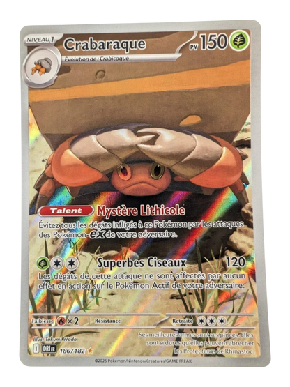 Pokemon Crabaraque 186/182  -  AR-FR NM