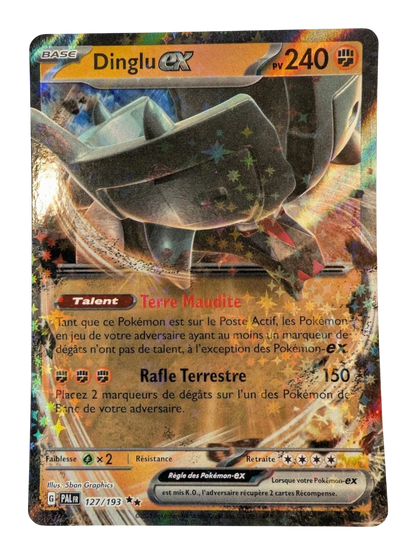 Pokemon Dinglu EX 127/193  - Double Rare -FR NM