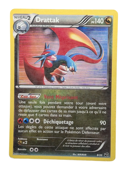 Pokemon Drattak 008/020   - Holo PROMO-FR Good