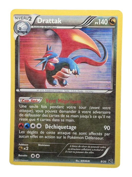 Pokemon Drattak 008/020   - Holo PROMO-FR Good