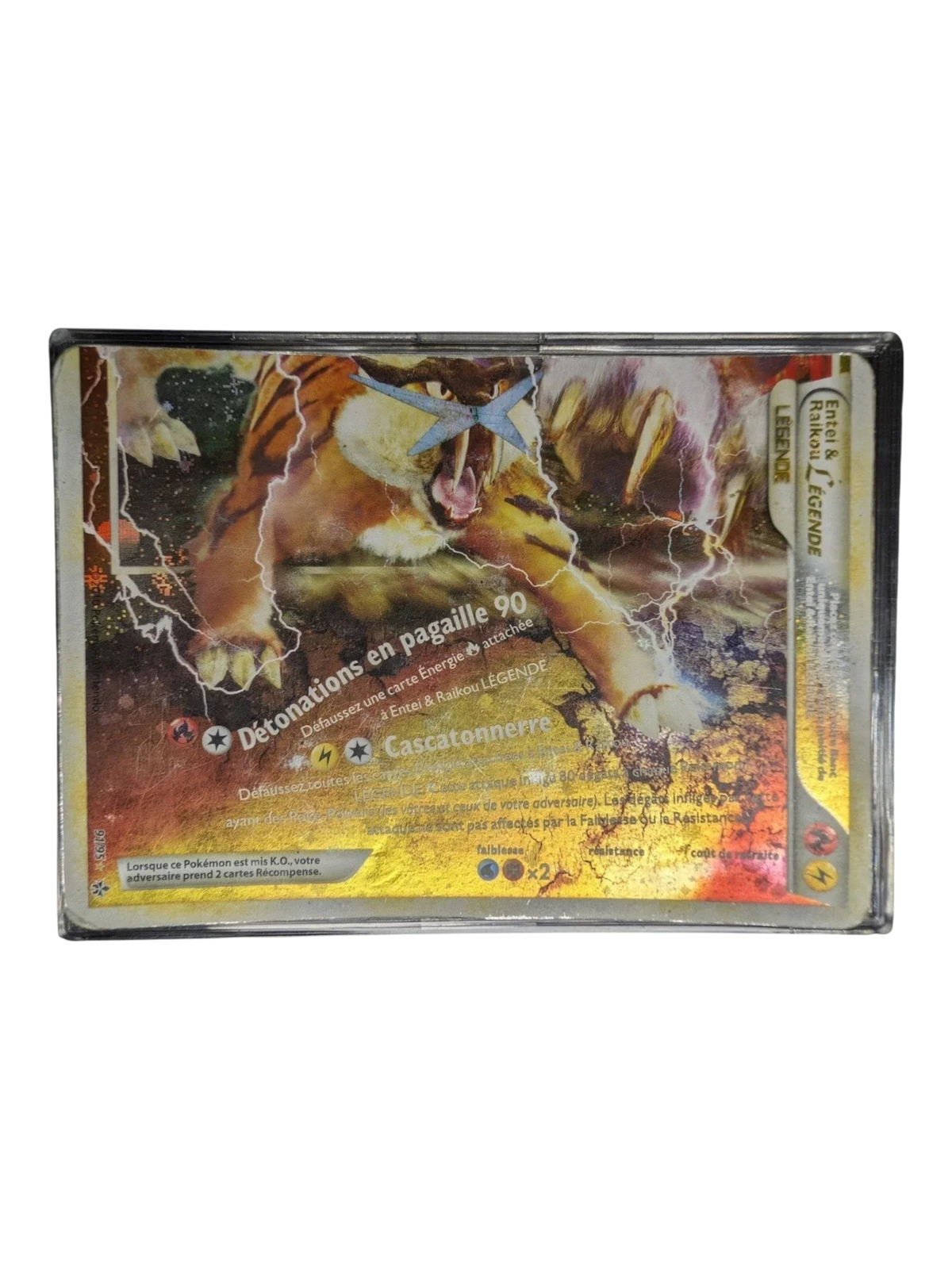 Pokemon Entei & Raikou Légende 91/95 091/095 Ultra Rare -FR PL