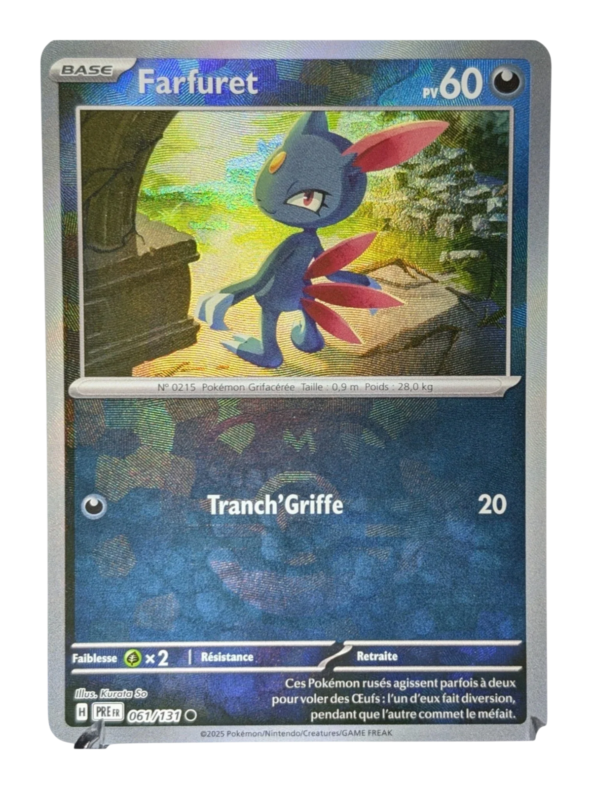 Pokemon Farfuret Masterball 061/131 -Reverse-FR NM