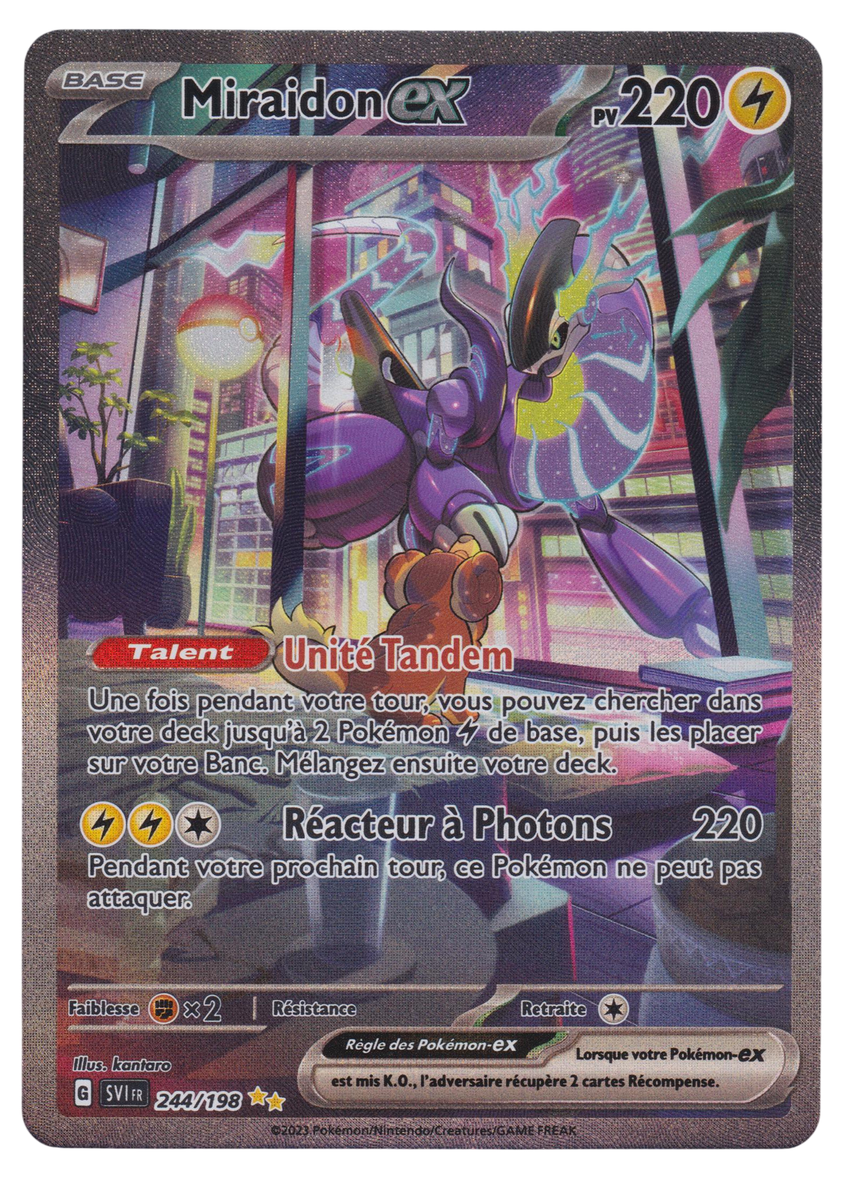 Miraidon ex 244/198 - recto