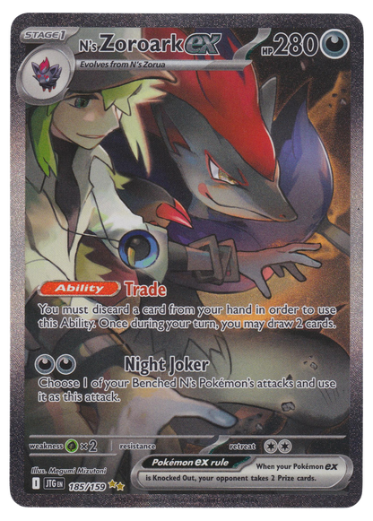Zoroark ex de N 185/159 - recto