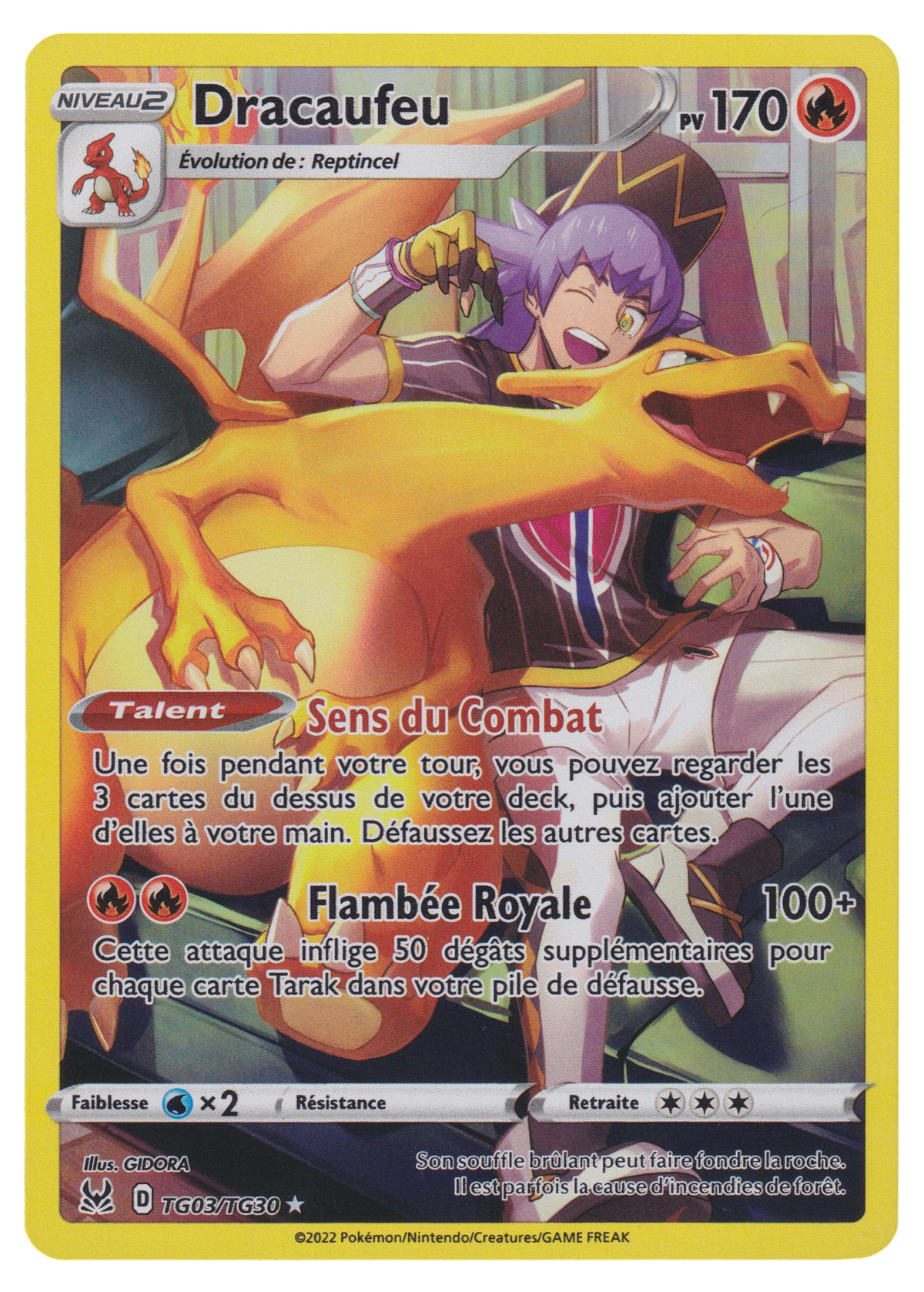 Dracaufeu TG03/TG30 - recto
