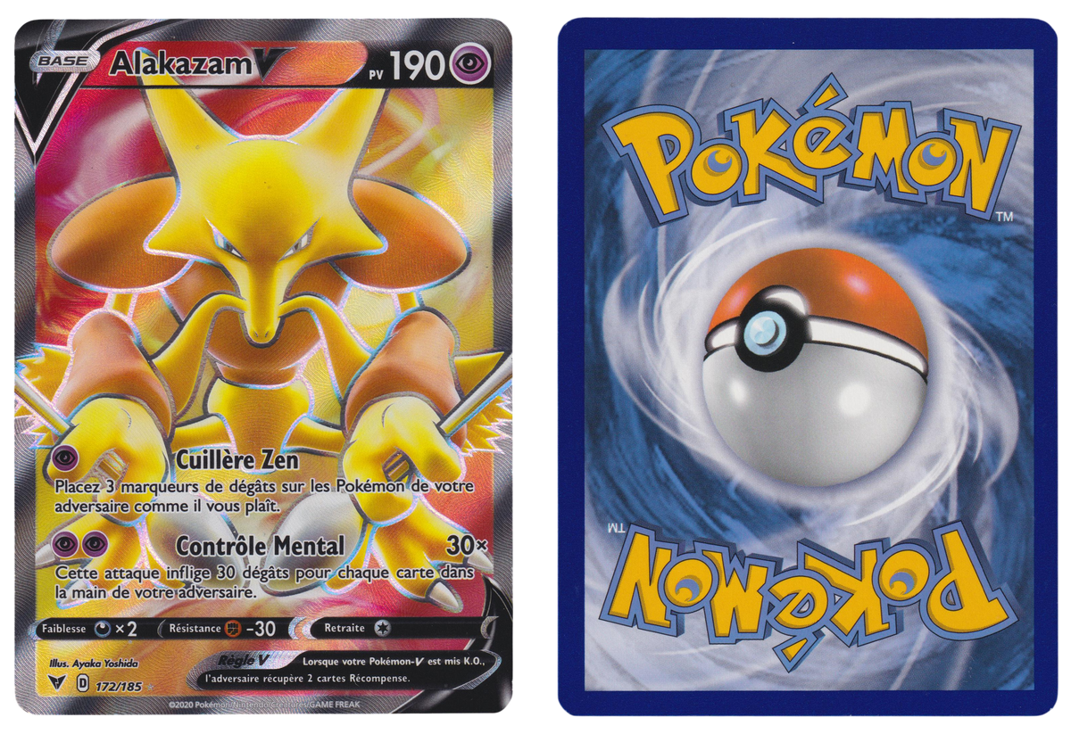 Alakazam-V 172/185 - PKM-SWSH4-172185-260823205819 - recto et verso