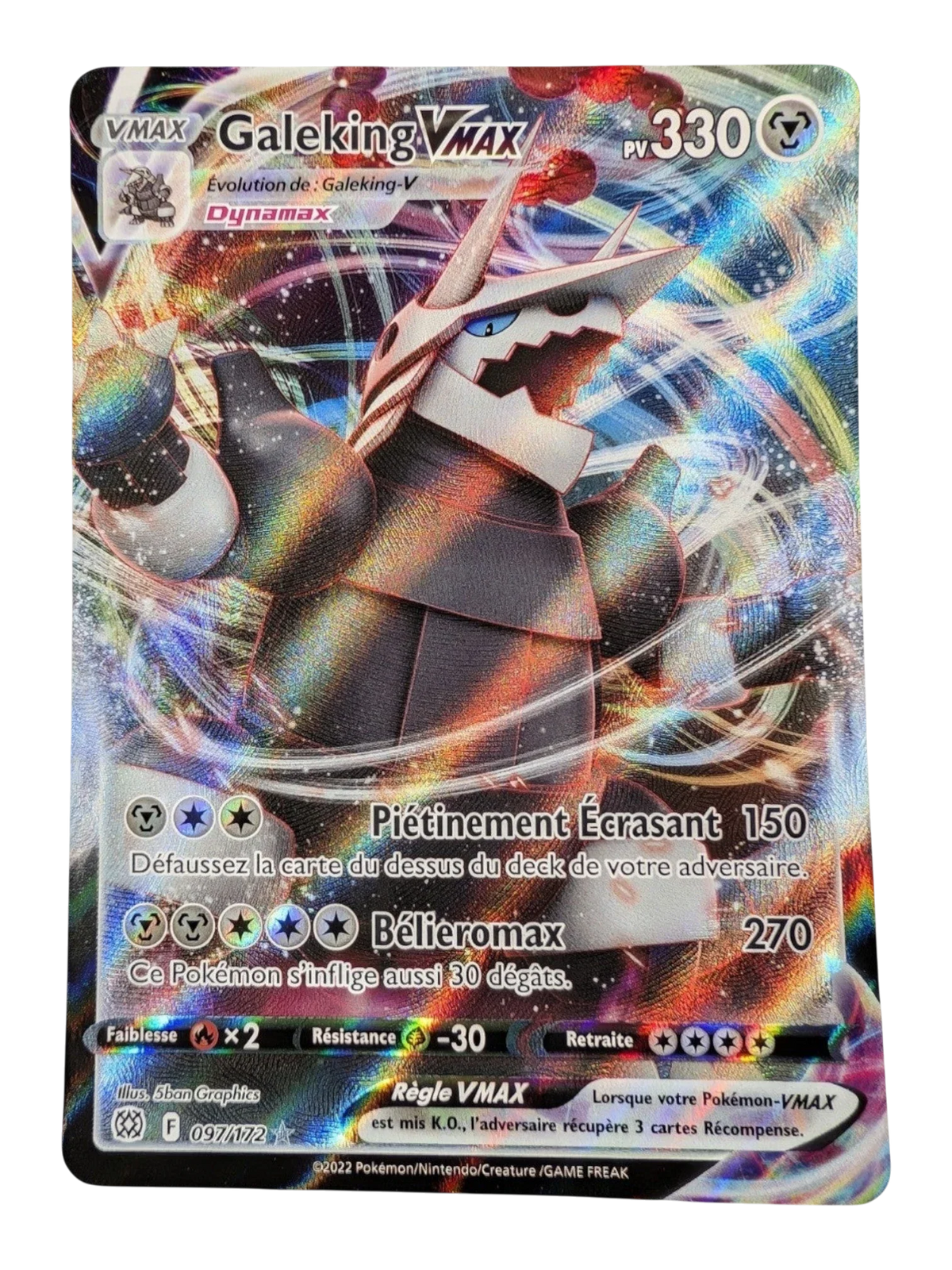 Pokemon Galeking VMAX 097/172  - Ultra Rare-FR NM