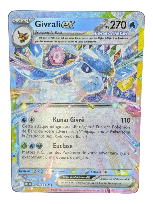 Pokemon Givrali EX  026/31 -Double Rare  -FR NM