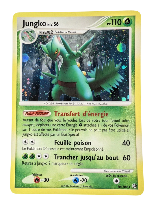 Pokemon Jungko 10/100  010/100Diamant & Perle : Tempête -Holo-FR Excellent