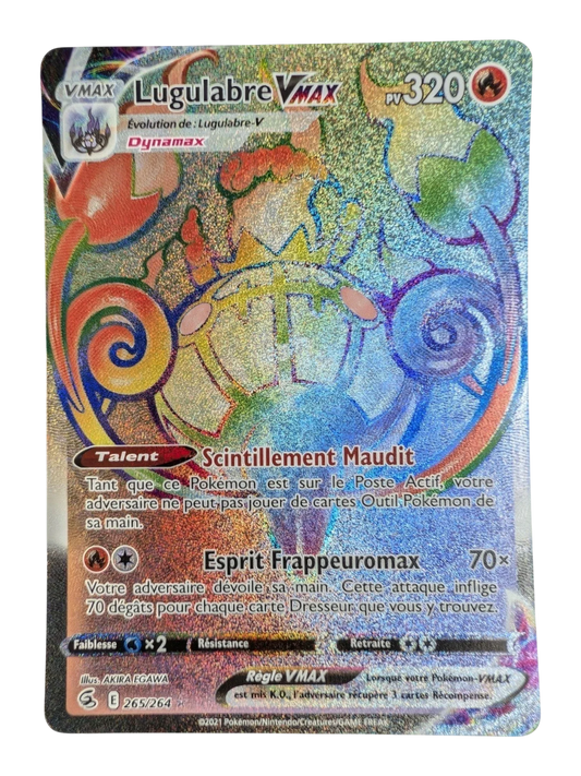 Pokemon Lugulabre Vmax 265/264 - Secrète -  FR NM
