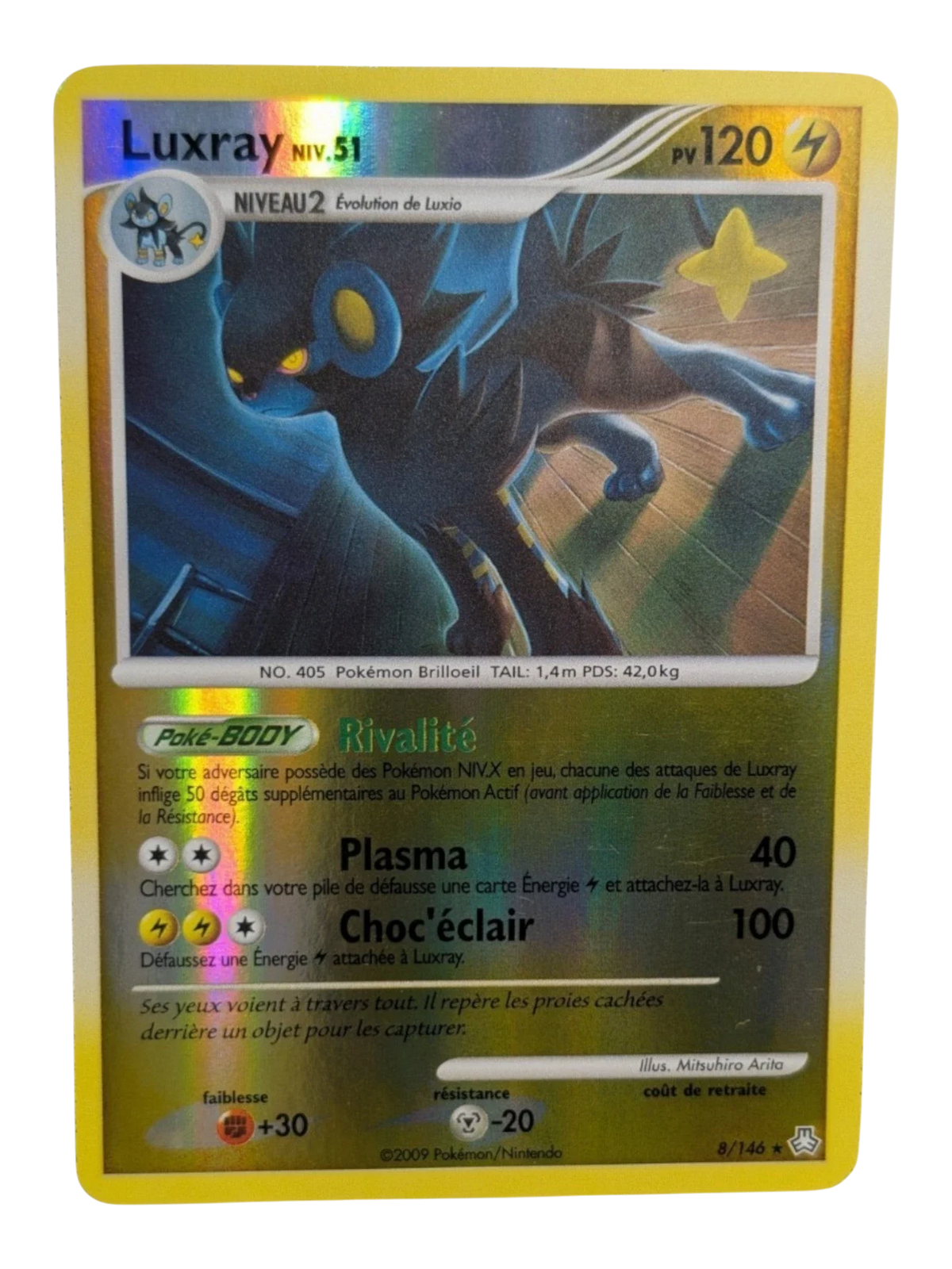 Pokemon Luxray  8/146 008/146 reverse Holo -Reverse Holo- FR