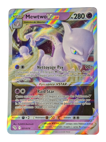 Pokemon  Mewtwo Vstar 031/078  31/78 - Ultra-Rare -FR NM