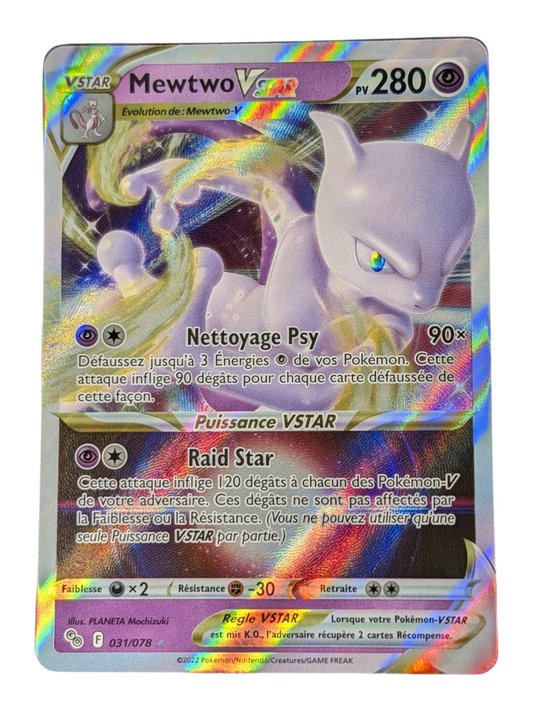 Pokemon  Mewtwo Vstar 031/078  31/78 - Ultra-Rare -FR NM