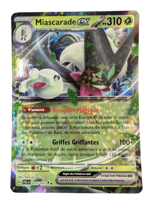 Pokemon Miascarade Ex 015/193 - Double Rare -FR NM