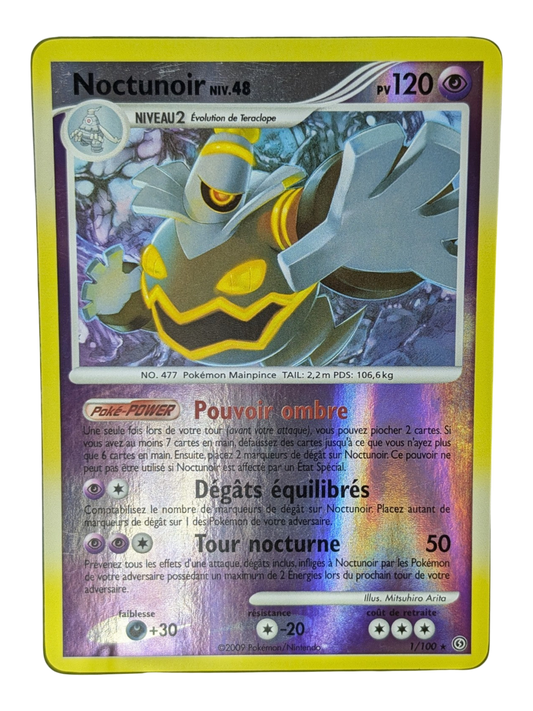 Pokemon Noctunoir 001/100 -Reverse-FR GD