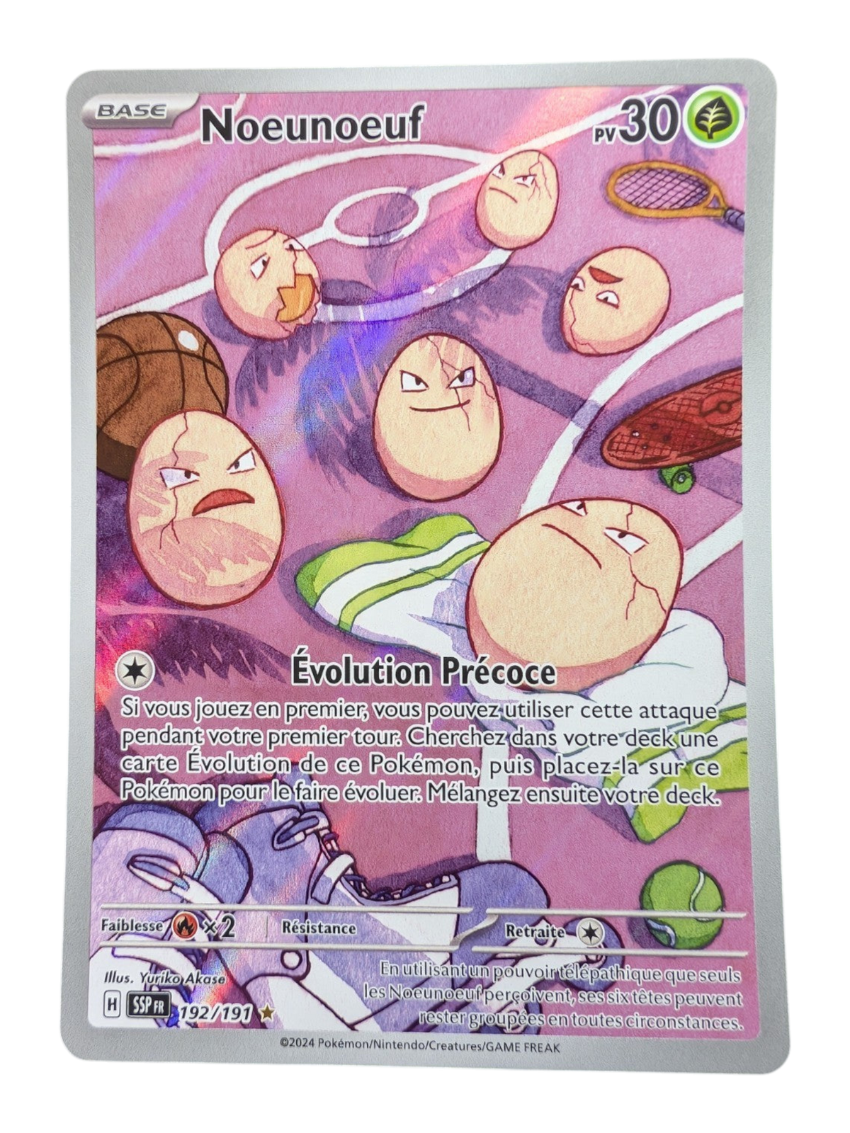Pokemon Noeunoeuf 192/191 - AR-FR NM