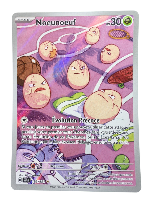 Pokemon Noeunoeuf 192/191 - AR-FR NM