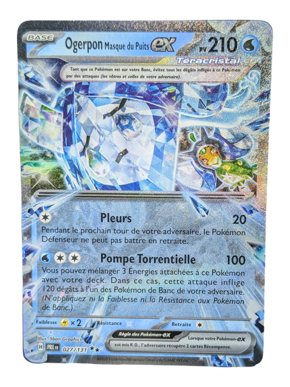 Pokemon Ogerpon  Ex 027/131 -FR NM