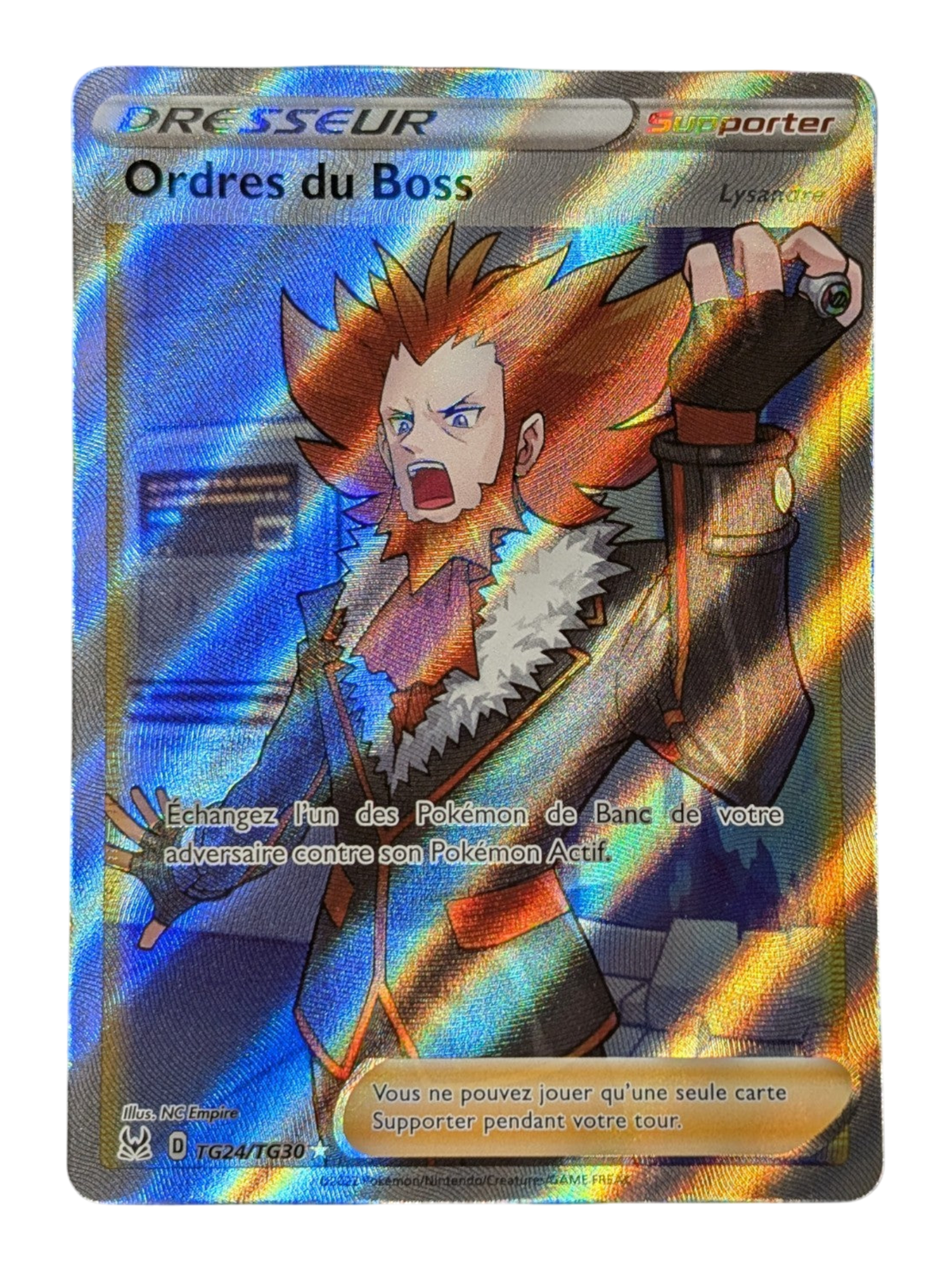 Pokemon Ordre du Boss TG24/TG30 -AR -Fr NM