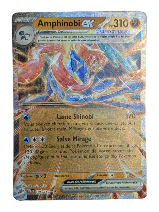 Pokemon AMPHINOBI 106/167 EX -FR NM