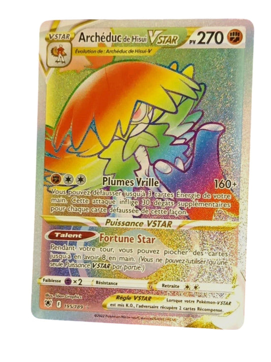 Pokemon Archeduc  Vstar 195/189 - Secrete -  FR NM