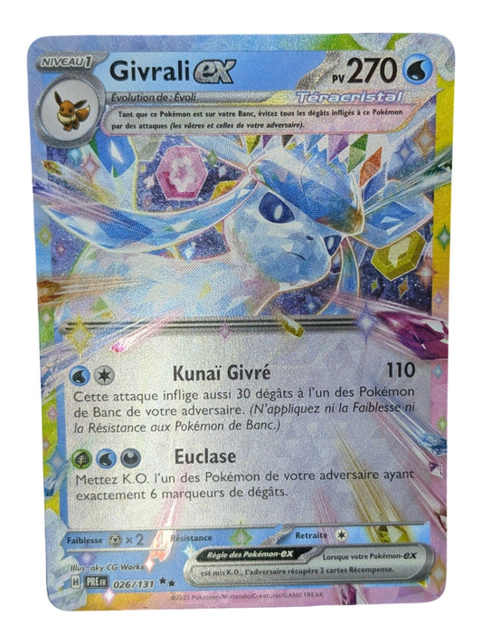 Pokemon Givrali Ex 026/31 - Double Rare -FR NM