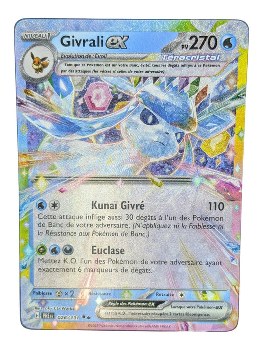 Pokemon Givrali EX  026/31 -Double Rare  -FR NM