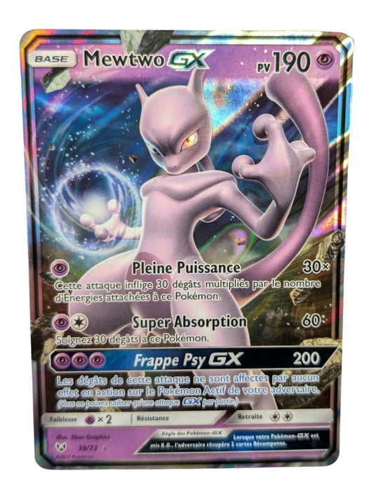 Pokemon MewTwo GX 039/73-Ultra Rare- FR NM