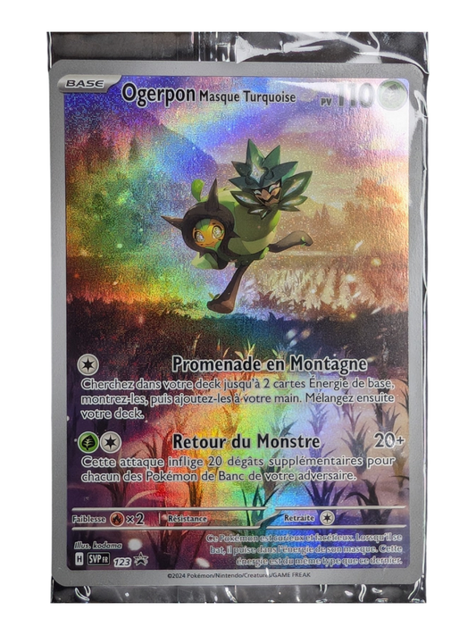 Pokemon Ogerpon Masque Turquoise SVP 123  -PROMO-FR NM